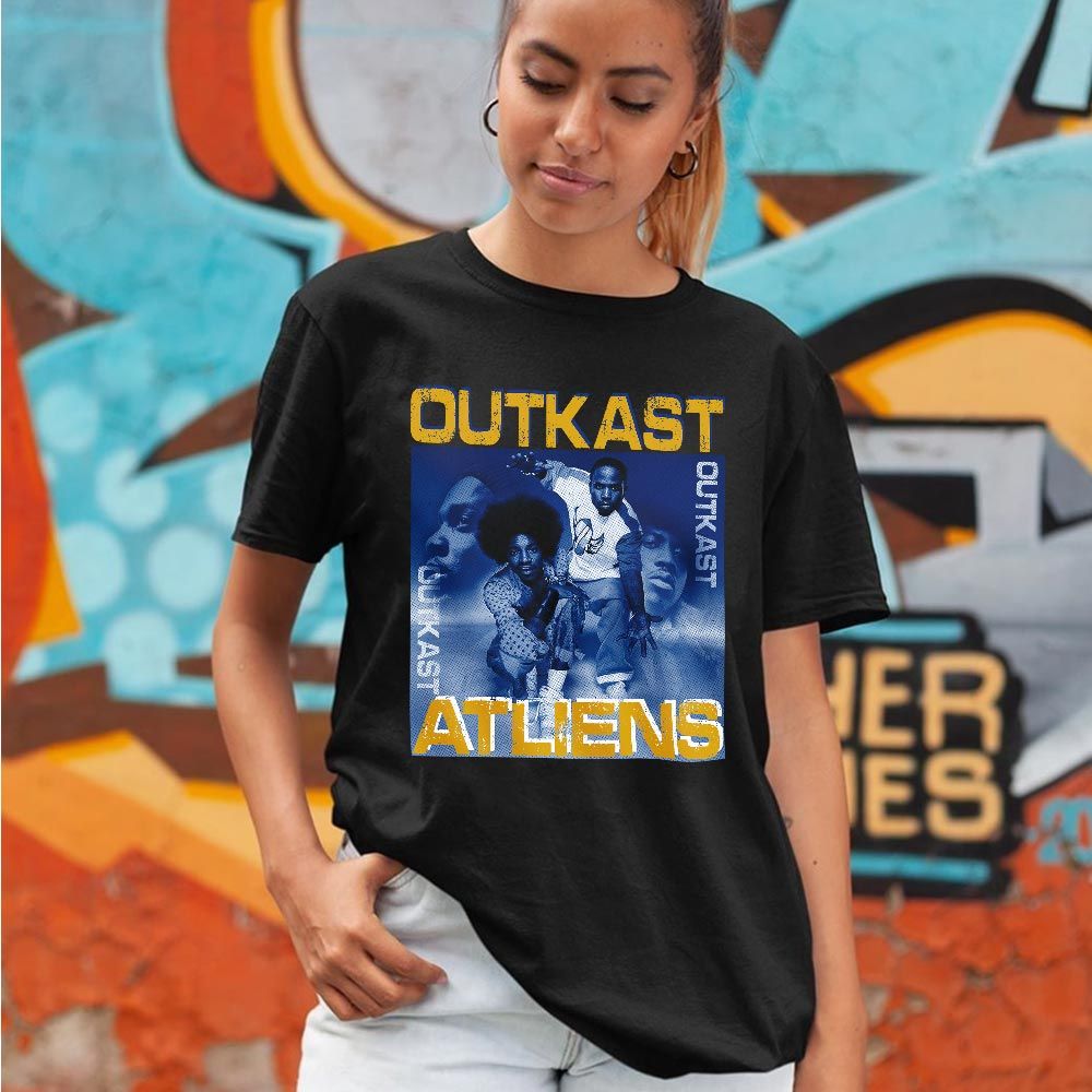 Outkast Atliens Sneaker Shirt Match 2023 Laney 1s, Jordan 1 Retro High Laney MKO T-Shirt Outkast Atliens Sneaker Shirt Match 2023 Laney 1s, Jordan 1 Retro High Laney MKO T-Shirt