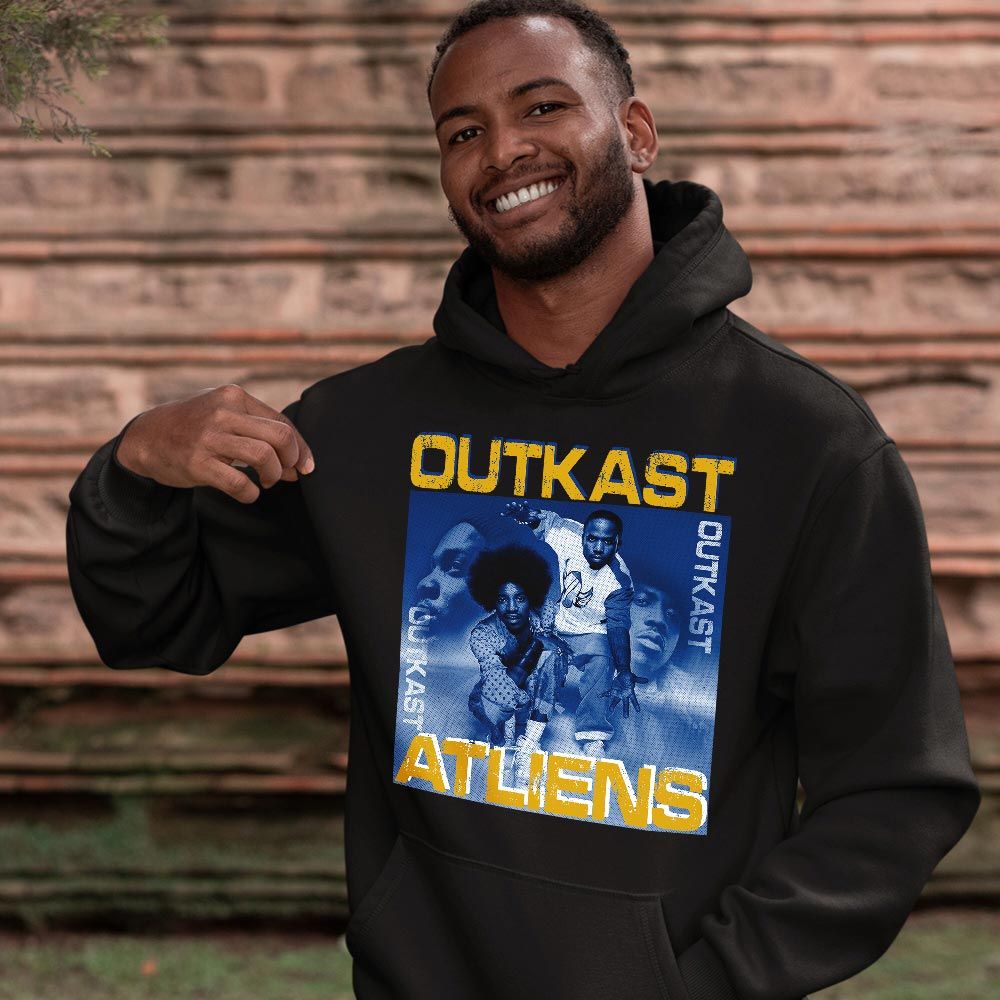 Outkast Atliens Sneaker Shirt Match 2023 Laney 1s, Jordan 1 Retro High Laney MKO T-Shirt Outkast Atliens Sneaker Shirt Match 2023 Laney 1s, Jordan 1 Retro High Laney MKO T-Shirt