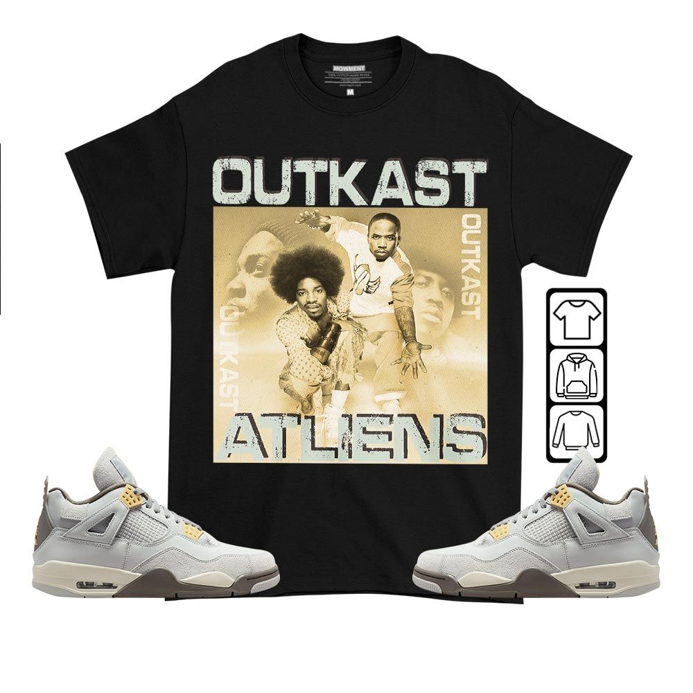 Outkast Atliens Sneaker Shirt Match Retro Craft 4s, Jordan 4 Craft Photon Dust MKO T-Shirt Outkast Atliens Sneaker Shirt Match Retro Craft 4s, Jordan 4 Craft Photon Dust MKO T-Shirt