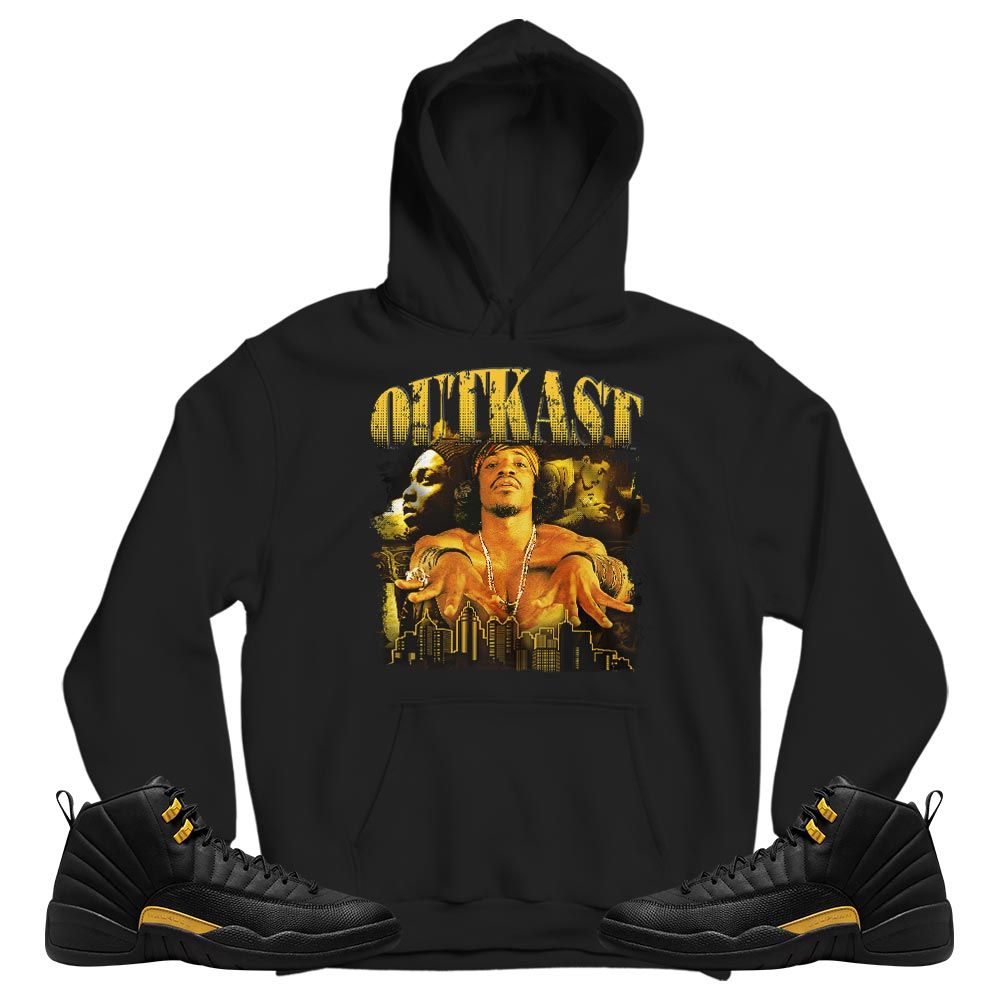 Outkast Benjamin Sneaker Shirt Match Black Taxi 12s, Jordan 12 Retro Black Taxi MKO T-Shirt