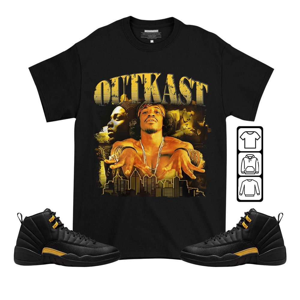 Outkast Benjamin Sneaker Shirt Match Black Taxi 12s, Jordan 12 Retro Black Taxi MKO T-Shirt Outkast Benjamin Sneaker Shirt Match Black Taxi 12s, Jordan 12 Retro Black Taxi MKO T-Shirt