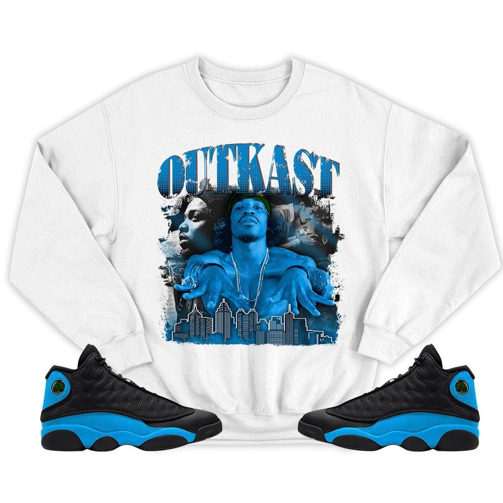 Outkast Benjamin Sneaker Shirt Match Black University Blue 13s, Jordan 13 Black University Blue 2022 MKO T-Shirt Outkast Benjamin Sneaker Shirt Match Black University Blue 13s, Jordan 13 Black University Blue 2022 MKO T-Shirt