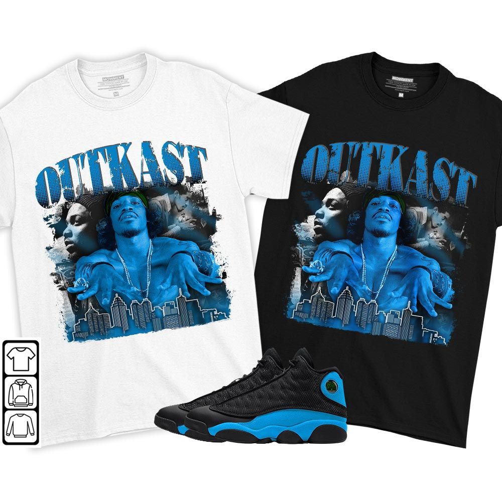 Outkast Benjamin Sneaker Shirt Match Black University Blue 13s, Jordan 13 Black University Blue 2022 MKO T-Shirt Outkast Benjamin Sneaker Shirt Match Black University Blue 13s, Jordan 13 Black University Blue 2022 MKO T-Shirt
