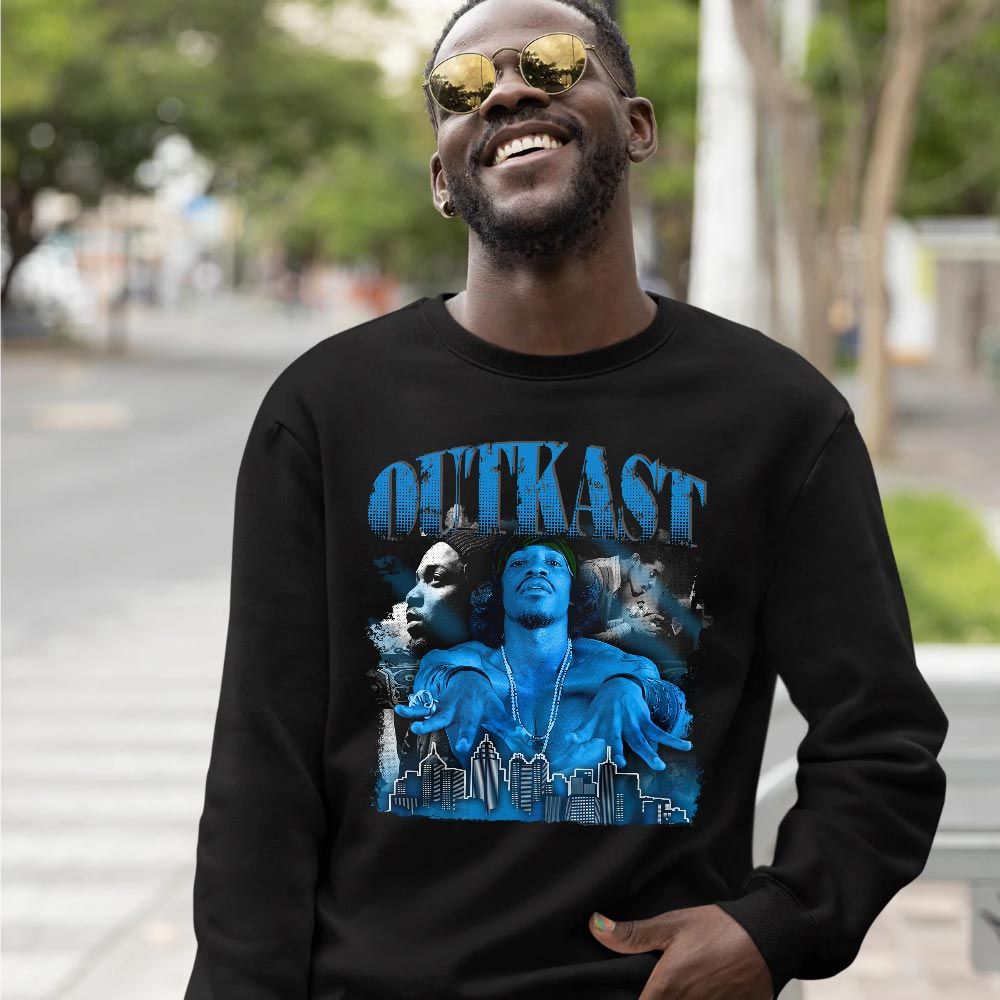 Outkast Benjamin Sneaker Shirt Match Black University Blue 13s, Jordan 13 Black University Blue 2022 MKO T-Shirt Outkast Benjamin Sneaker Shirt Match Black University Blue 13s, Jordan 13 Black University Blue 2022 MKO T-Shirt