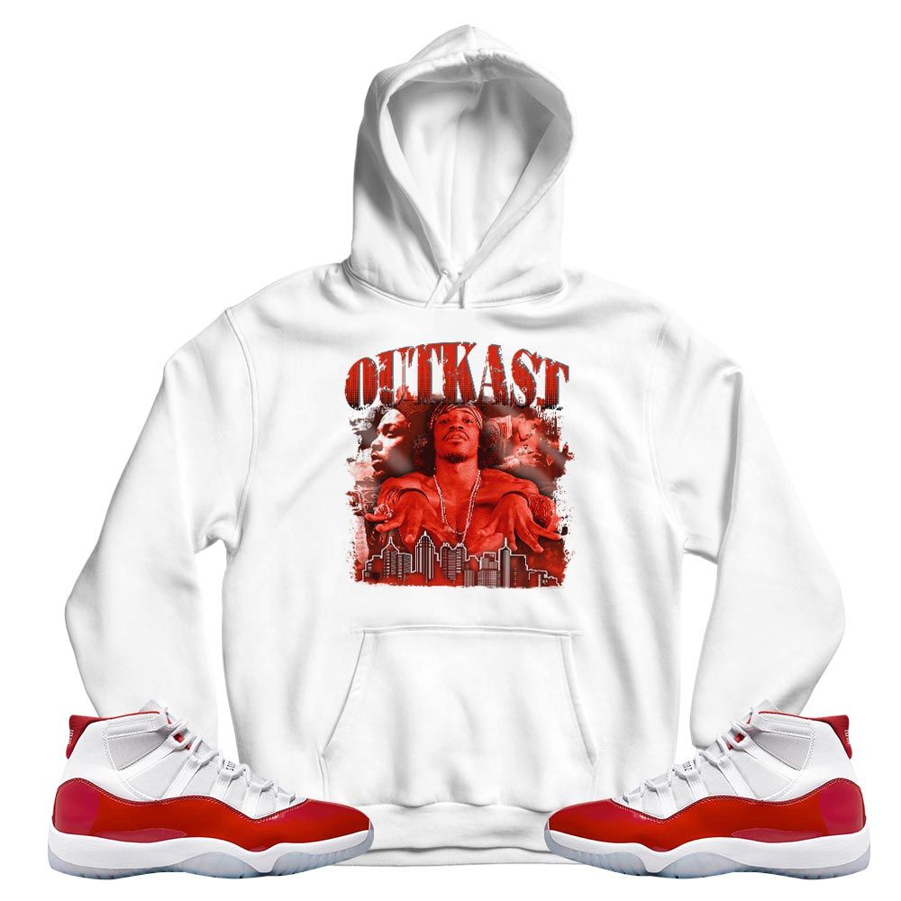 Outkast Benjamin Sneaker Shirt Match Cherry 11s, Jordan 11 Retro Cherry MKO T-Shirt Outkast Benjamin Sneaker Shirt Match Cherry 11s, Jordan 11 Retro Cherry MKO T-Shirt