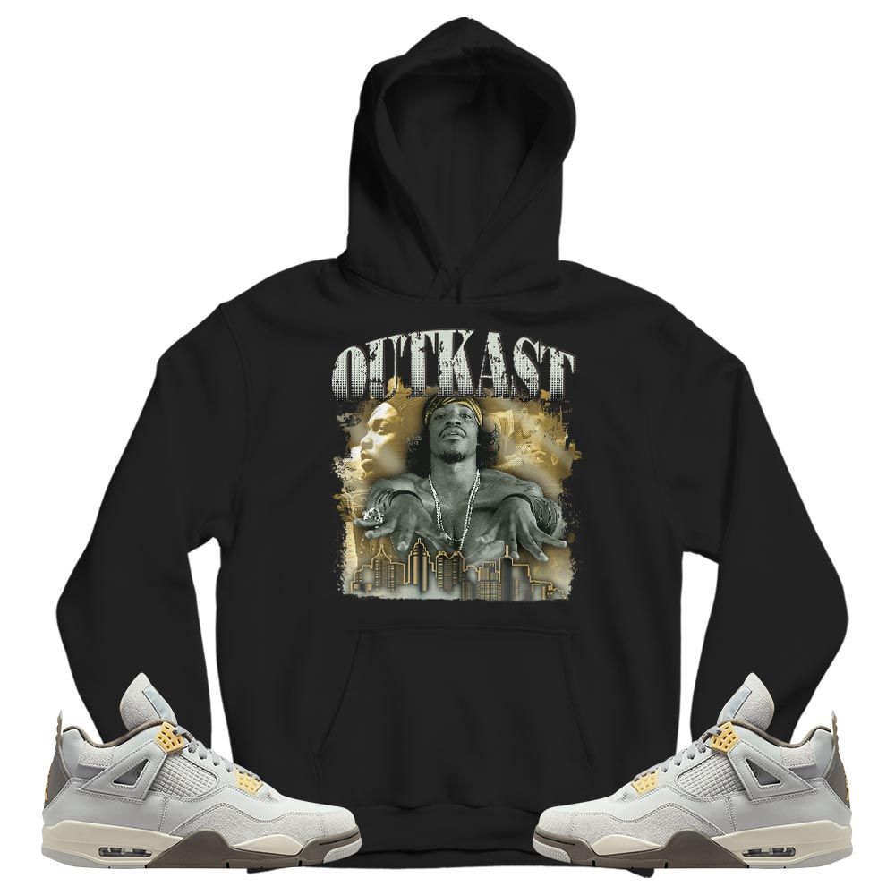 Outkast Benjamin Sneaker Shirt Match Retro Craft 4s, Jordan 4 Craft Photon Dust MKO T-Shirt
