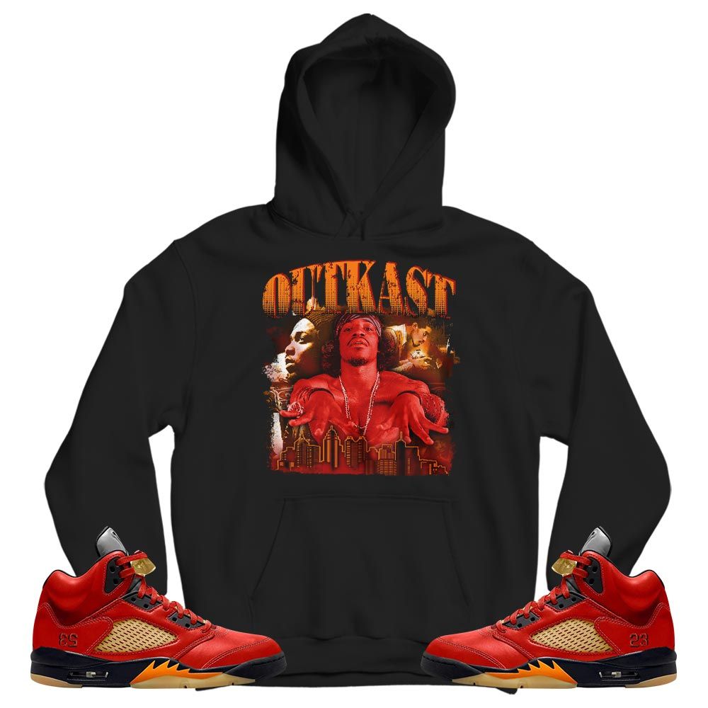 Outkast Benjamin Sneaker Shirt Match Retro Mars For Her 5s, Jordan 5 Mars For Her MKO T-Shirt