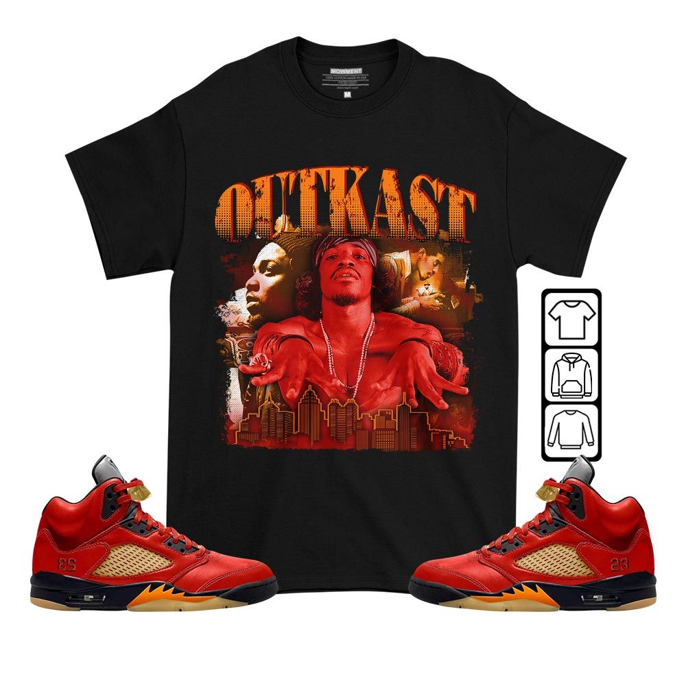 Outkast Benjamin Sneaker Shirt Match Retro Mars For Her 5s, Jordan 5 Mars For Her MKO T-Shirt Outkast Benjamin Sneaker Shirt Match Retro Mars For Her 5s, Jordan 5 Mars For Her MKO T-Shirt