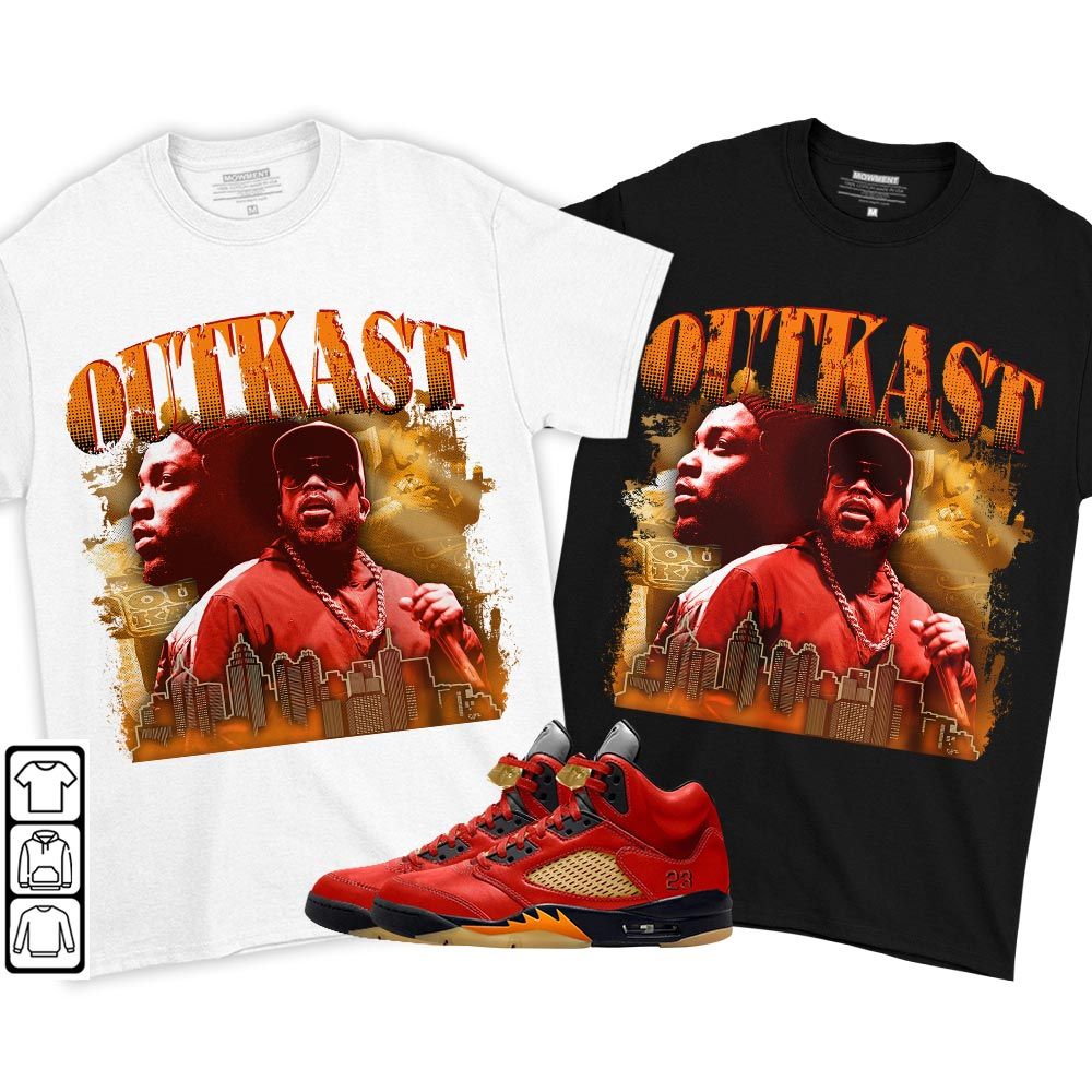 Outkast BigBoi Sneaker Shirt Match 5 Dunk On Mars, Jordan 5 Mars For Her MKO T-Shirt Outkast BigBoi Sneaker Shirt Match 5 Dunk On Mars, Jordan 5 Mars For Her MKO T-Shirt