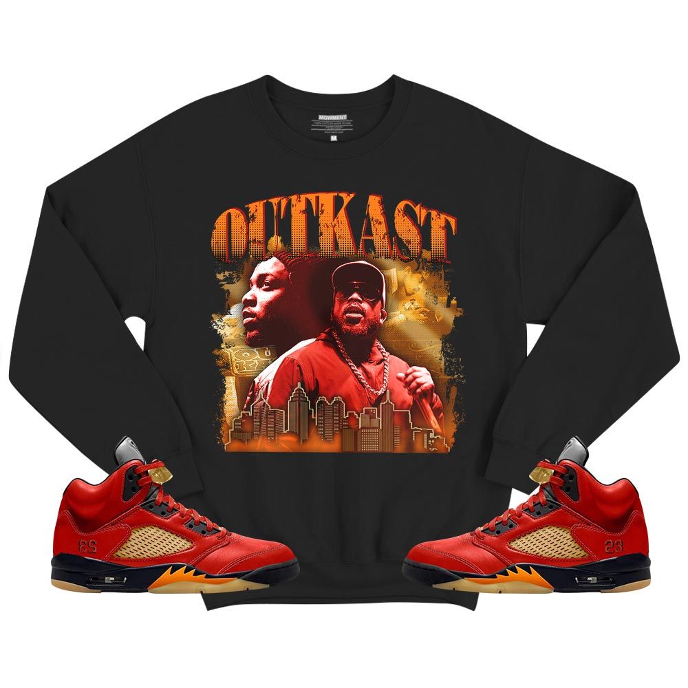 Outkast BigBoi Sneaker Shirt Match 5 Dunk On Mars, Jordan 5 Mars For Her MKO T-Shirt Outkast BigBoi Sneaker Shirt Match 5 Dunk On Mars, Jordan 5 Mars For Her MKO T-Shirt
