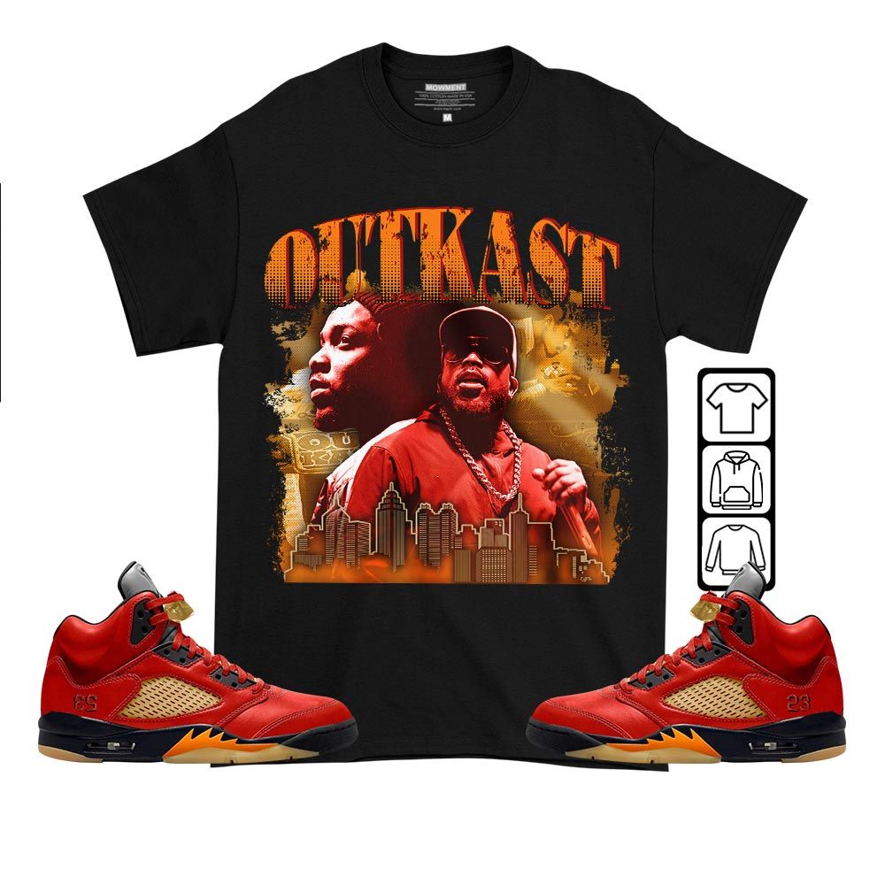 Outkast BigBoi Sneaker Shirt Match 5 Dunk On Mars, Jordan 5 Mars For Her MKO T-Shirt Outkast BigBoi Sneaker Shirt Match 5 Dunk On Mars, Jordan 5 Mars For Her MKO T-Shirt