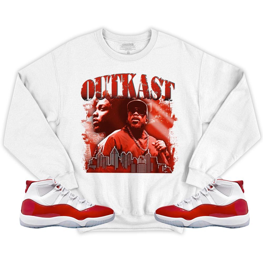 Outkast BigBoi Sneaker Shirt Match Cherry 11s, Jordan 11 Retro Cherry MKO T-Shirt Outkast BigBoi Sneaker Shirt Match Cherry 11s, Jordan 11 Retro Cherry MKO T-Shirt