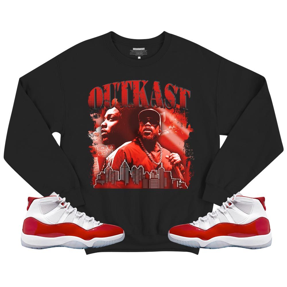 Outkast BigBoi Sneaker Shirt Match Cherry 11s, Jordan 11 Retro Cherry MKO T-Shirt Outkast BigBoi Sneaker Shirt Match Cherry 11s, Jordan 11 Retro Cherry MKO T-Shirt