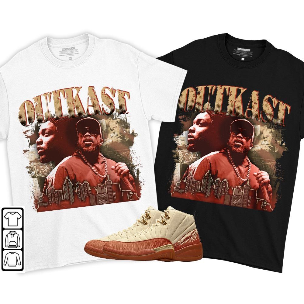 Outkast BigBoi Sneaker Shirt Match Eastside Golf 12s, Jordan 12 Retro Eastside Golf MKO T-Shirt Outkast BigBoi Sneaker Shirt Match Eastside Golf 12s, Jordan 12 Retro Eastside Golf MKO T-Shirt