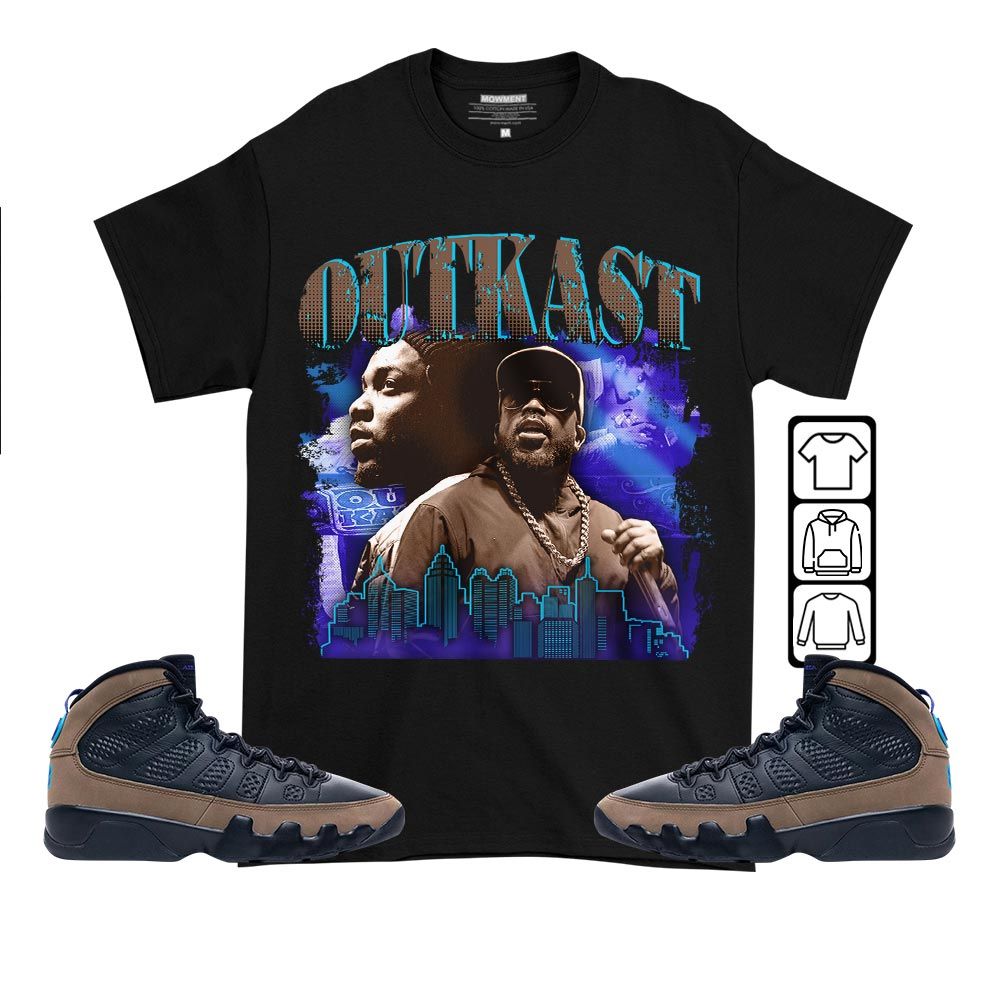 Outkast BigBoi Sneaker Shirt Match Olive Concord 9s, Jordan 9 Olive Concord MKO T-Shirt