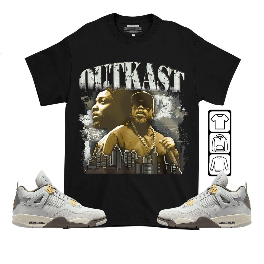 Outkast BigBoi Sneaker Shirt Match Retro Craft 4s, Jordan 4 Craft Photon Dust MKO T-Shirt Outkast BigBoi Sneaker Shirt Match Retro Craft 4s, Jordan 4 Craft Photon Dust MKO T-Shirt