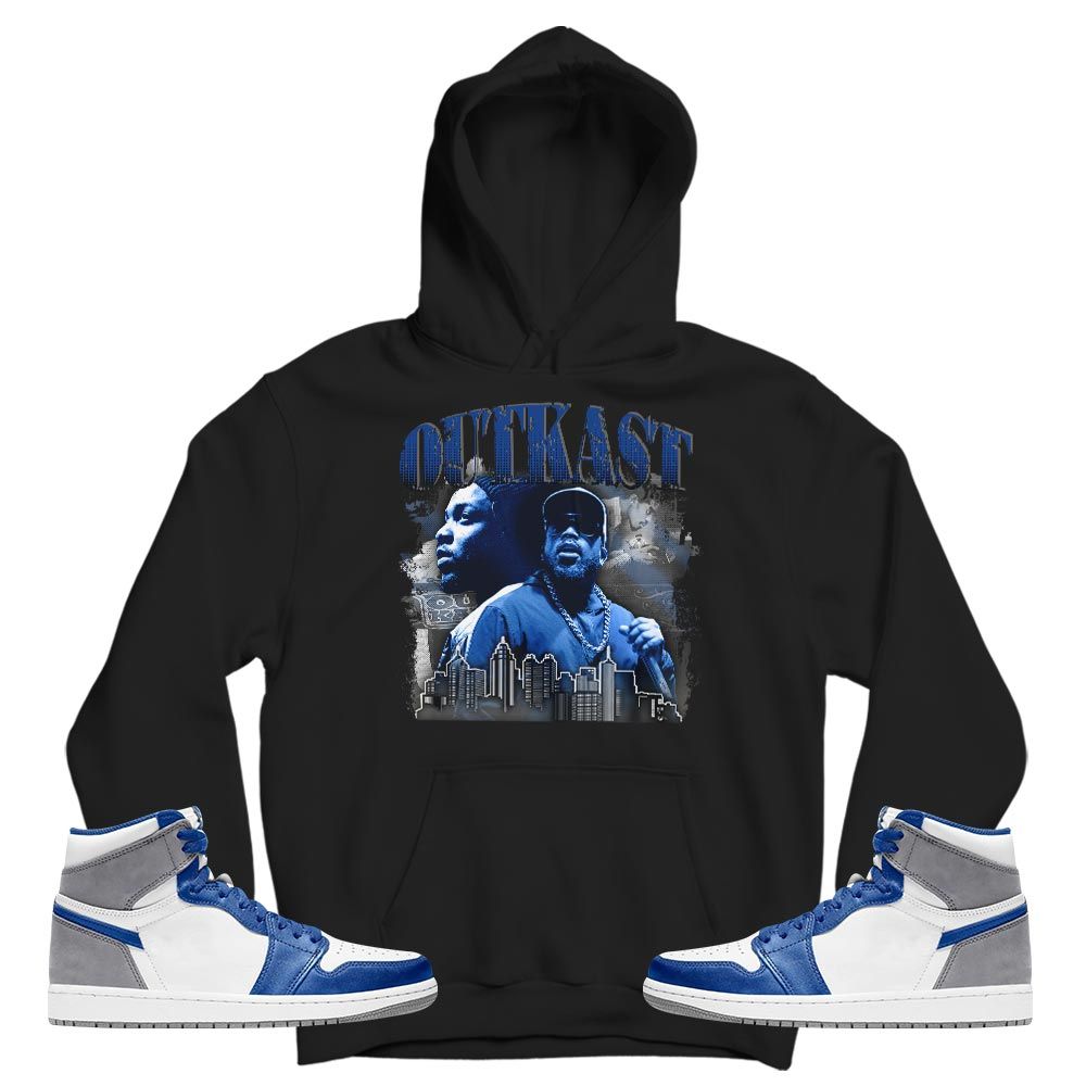 Outkast BigBoi Sneaker Shirt Match True Blue 1s, Jordan 1 High OG True Blue MKO T-Shirt