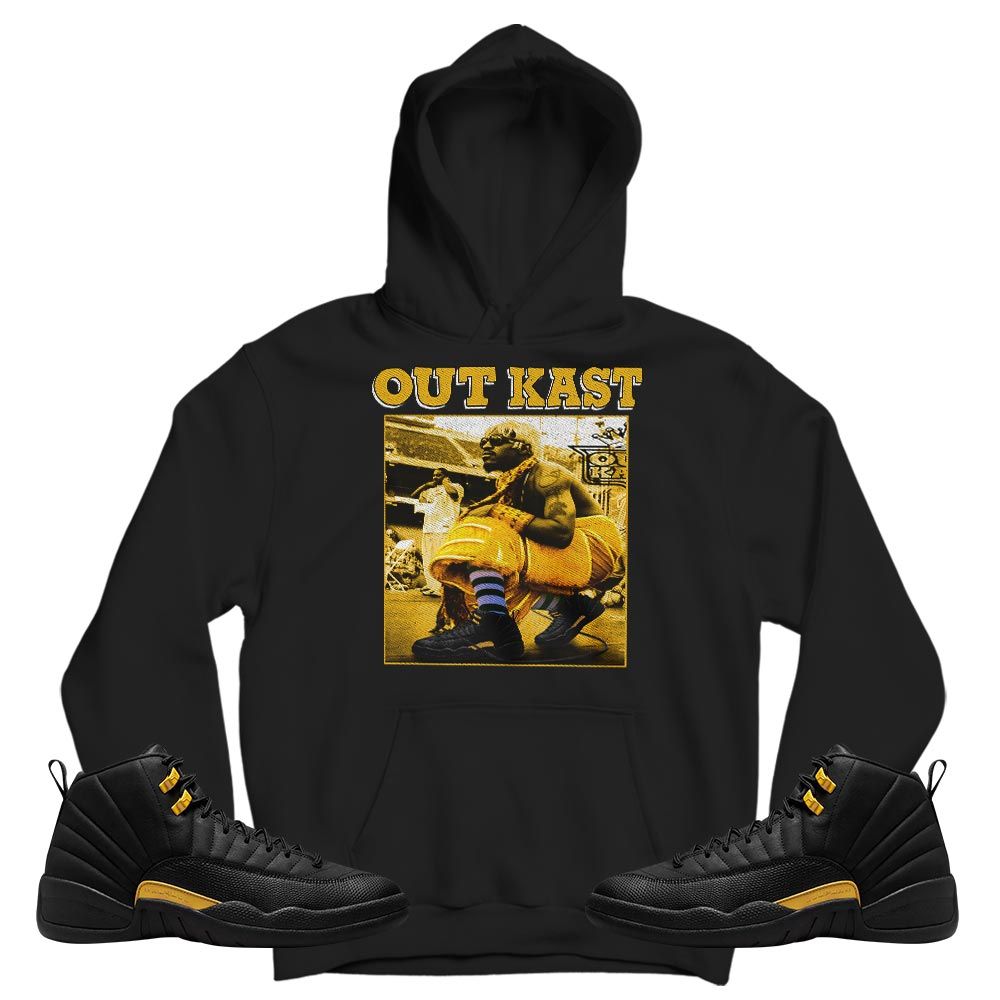 OutKast JD Sneaker Shirt Match Black Taxi 12s, Jordan 12 Retro Black Taxi MKO T-Shirt