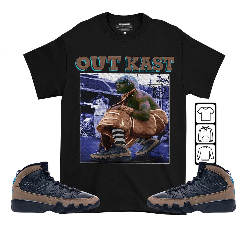 OutKast JD Sneaker Shirt Match Olive Concord 9s, Jordan 9 Olive Concord MKO T-Shirt