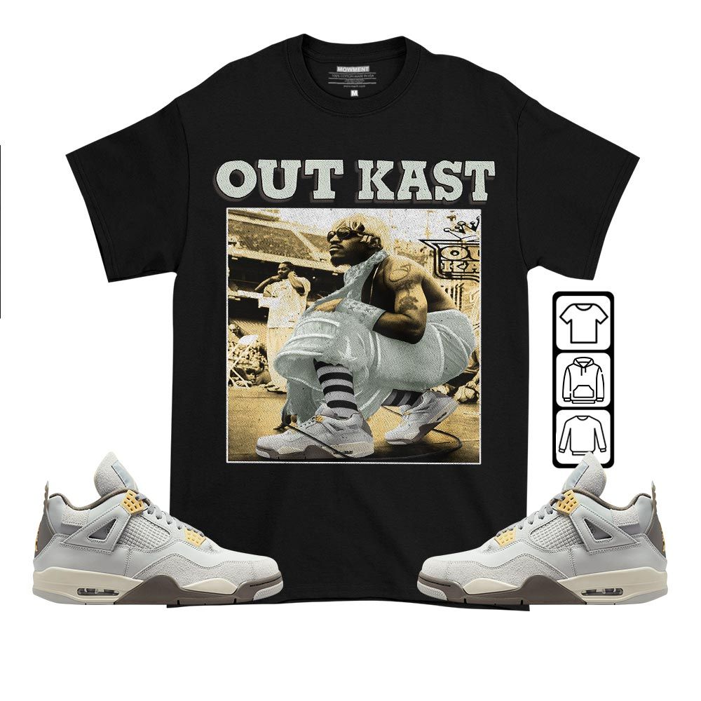 OutKast JD Sneaker Shirt Match Retro Craft 4s, Jordan 4 Craft Photon Dust MKO T-Shirt OutKast JD Sneaker Shirt Match Retro Craft 4s, Jordan 4 Craft Photon Dust MKO T-Shirt