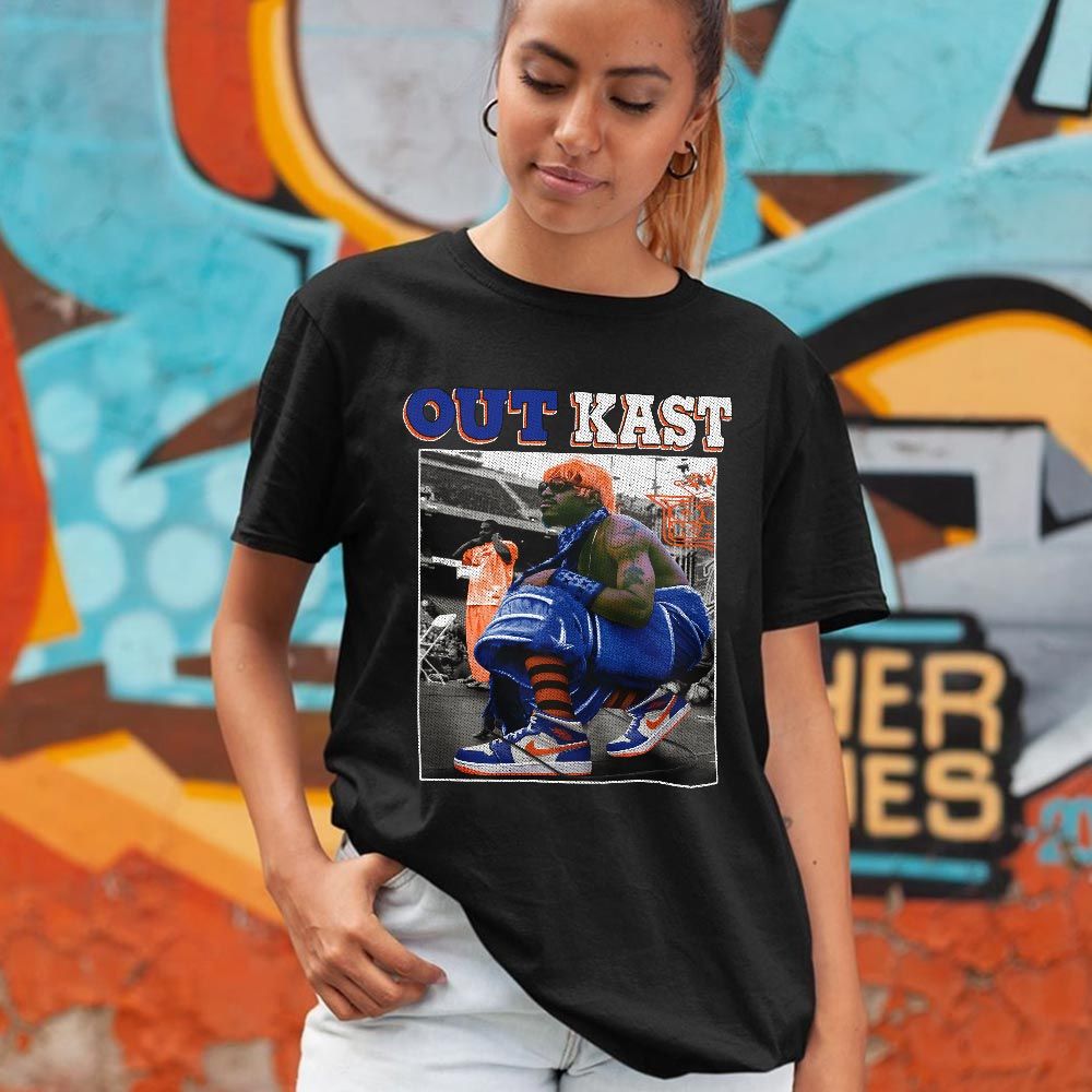 OutKast Shose Sneaker Shirt Match Mid Knicks 1s, Jordan 1 Mid Knicks MKO T-Shirt OutKast Shose Sneaker Shirt Match Mid Knicks 1s, Jordan 1 Mid Knicks MKO T-Shirt