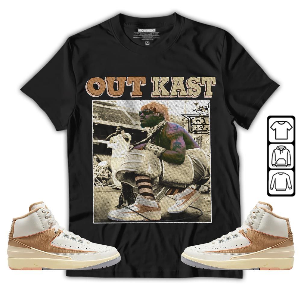 OutKast Shose Sneaker Shirt Match Retro Craft 2s, Jordan 2 Craft MKO T-Shirt