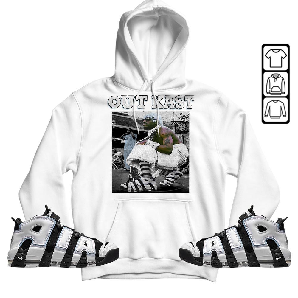 OutKast Shose Sneaker Shirt Match Uptempo Cobalt Bliss, Air More Uptempo Cobalt Bliss MKO T-Shirt