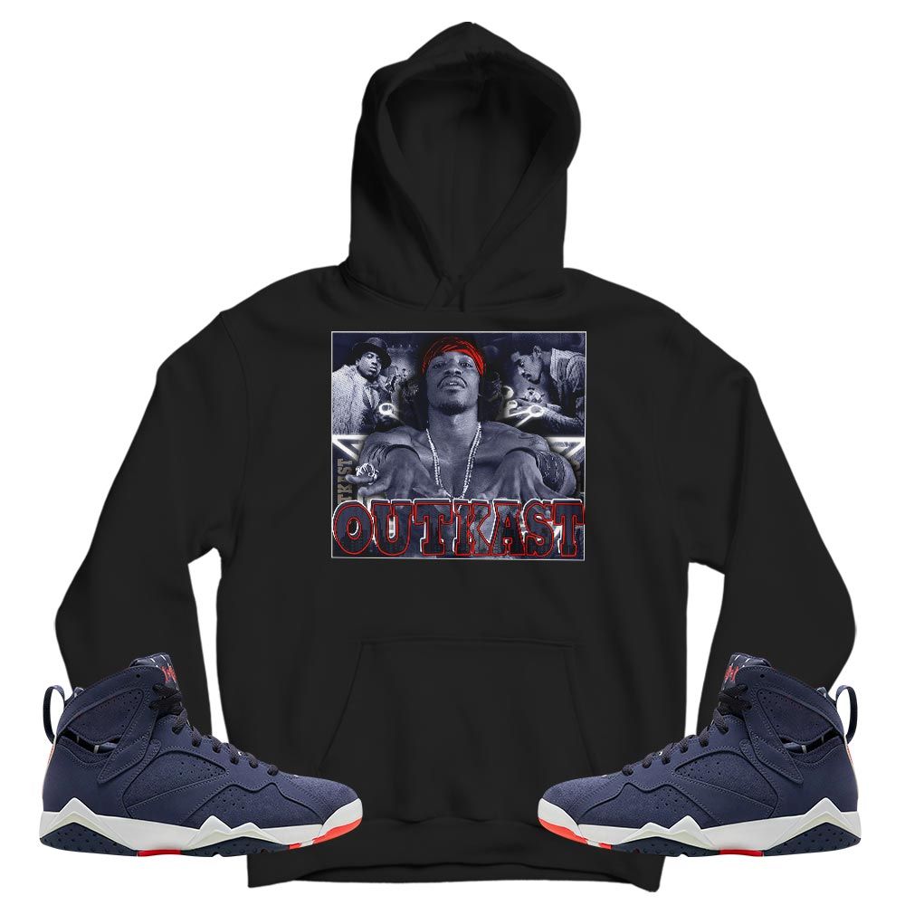 OutKast Sneaker Shirt Match 7 Neutral Indigo, Jordan 7 Quai 54 MKO T-Shirt