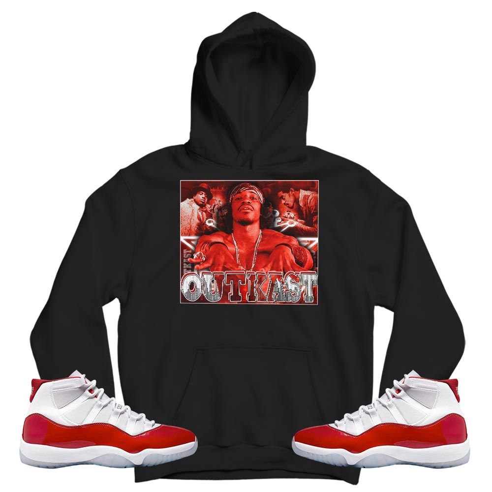 OutKast Sneaker Shirt Match Cherry 11s, Jordan 11 Retro Cherry MKO T-Shirt