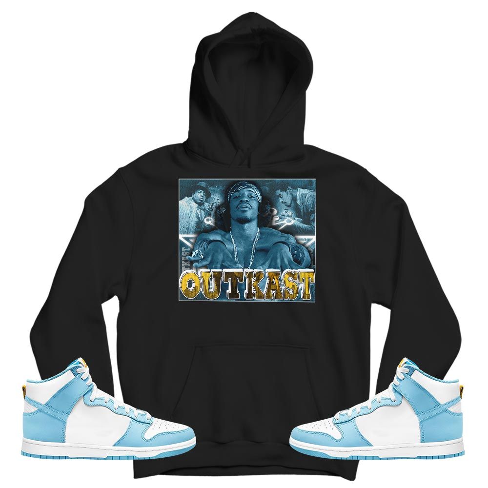 OutKast Sneaker Shirt Match Dunk High Blue Chill, Dunk High Homer Simpson MKO T-Shirt