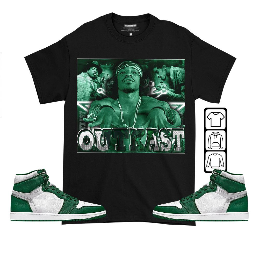 OutKast Sneaker Shirt Match High Gorge Green 1s, Jordan 1 Retro High Gorge Green MKO T-Shirt OutKast Sneaker Shirt Match High Gorge Green 1s, Jordan 1 Retro High Gorge Green MKO T-Shirt