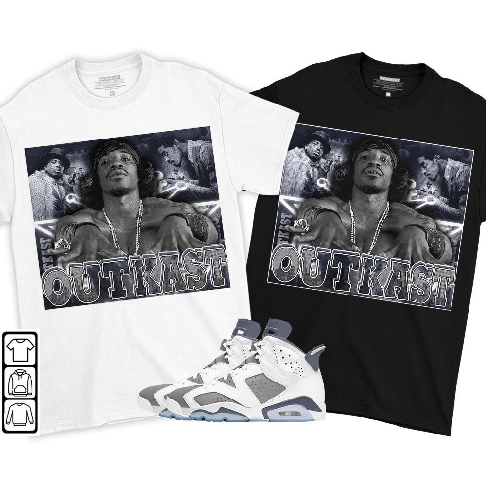 OutKast Sneaker Shirt Match Retro Cool Grey 6s, Jordan 6 Cool Grey MKO T-Shirt OutKast Sneaker Shirt Match Retro Cool Grey 6s, Jordan 6 Cool Grey MKO T-Shirt