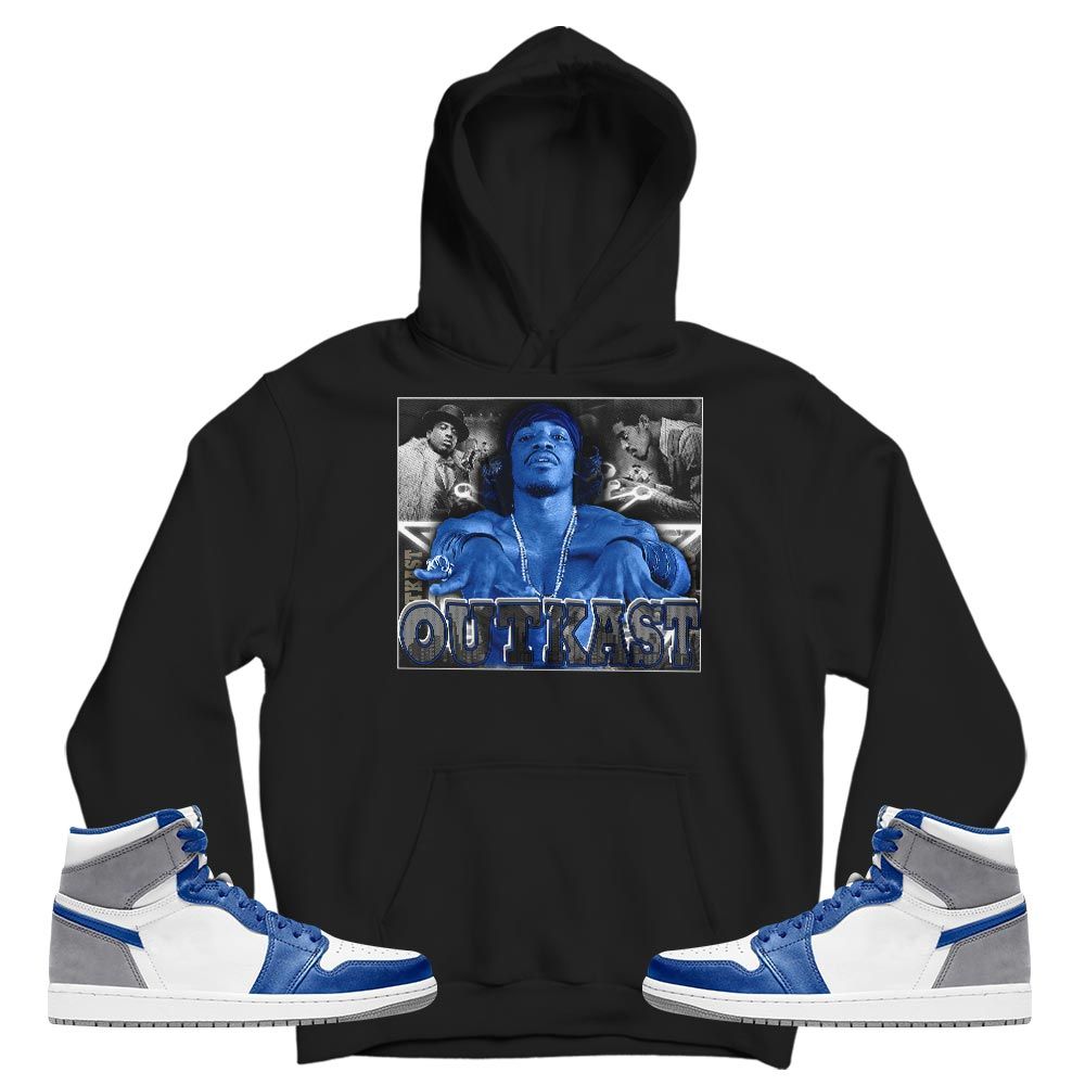 OutKast Sneaker Shirt Match True Blue 1s, Jordan 1 High OG True Blue MKO T-Shirt