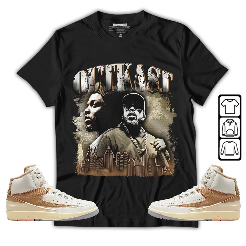 Outkast1 Sneaker Shirt Match Retro Craft 2s, Jordan 2 Craft MKO T-Shirt