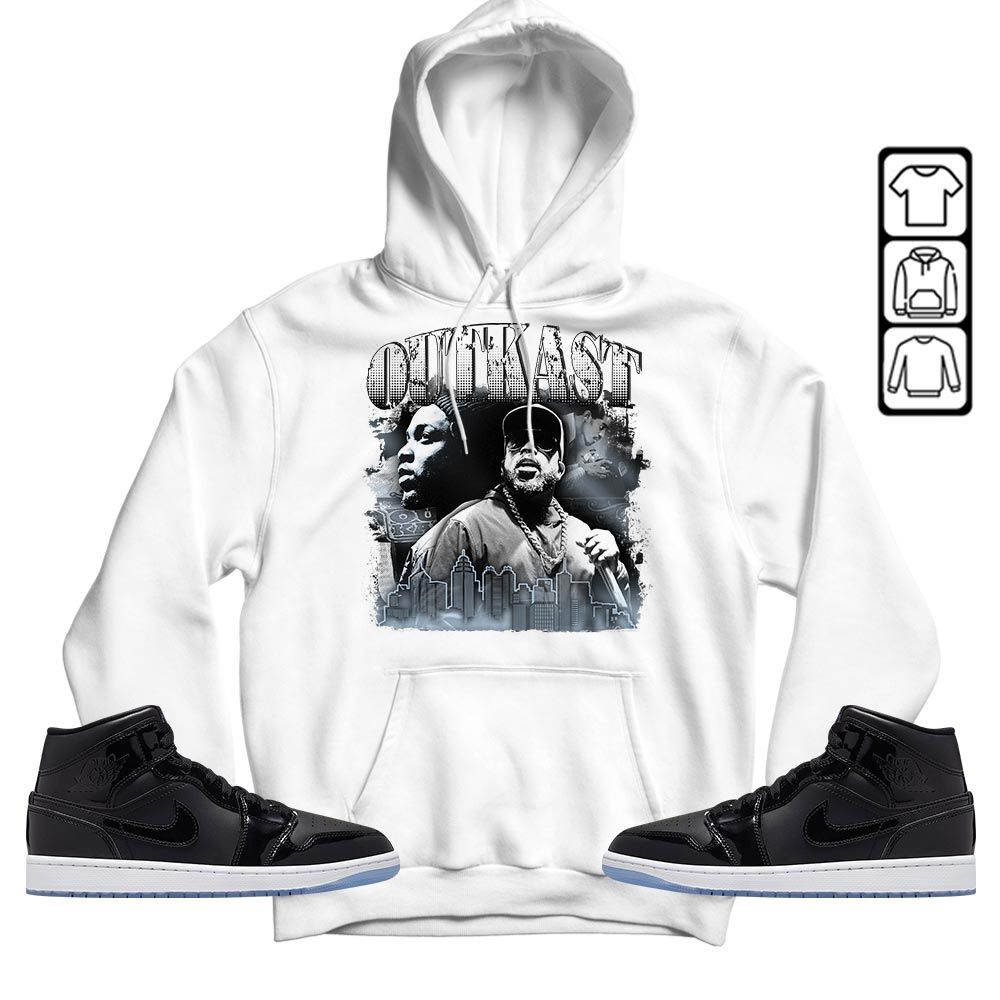 Outkast1 Sneaker Shirt Match Space Jam 1s, Jordan 1 Mid Space Jam MKO T-Shirt