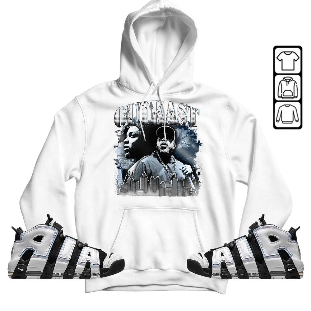 Outkast1 Sneaker Shirt Match Uptempo Cobalt Bliss, Air More Uptempo Cobalt Bliss MKO T-Shirt