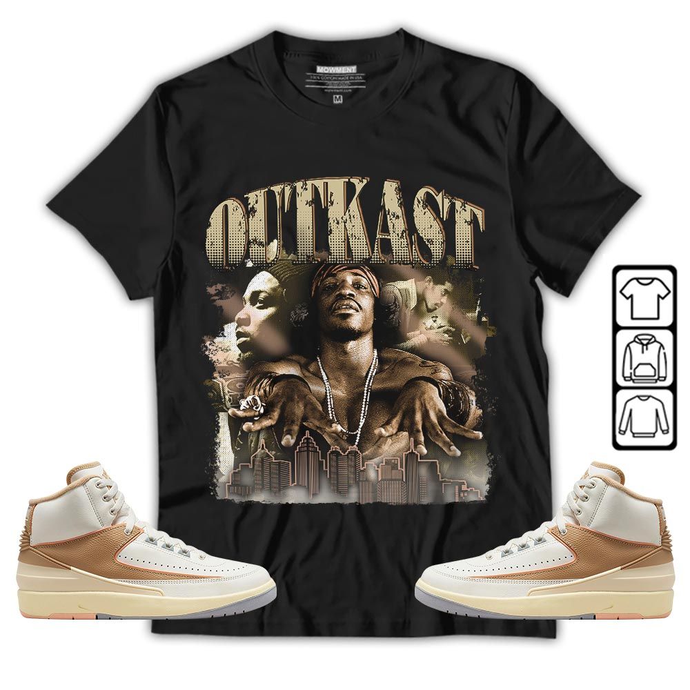 Outkast2 Sneaker Shirt Match Retro Craft 2s, Jordan 2 Craft MKO T-Shirt