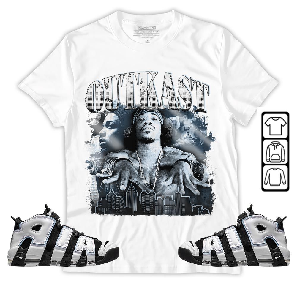 Outkast2 Sneaker Shirt Match Uptempo Cobalt Bliss, Air More Uptempo Cobalt Bliss MKO T-Shirt