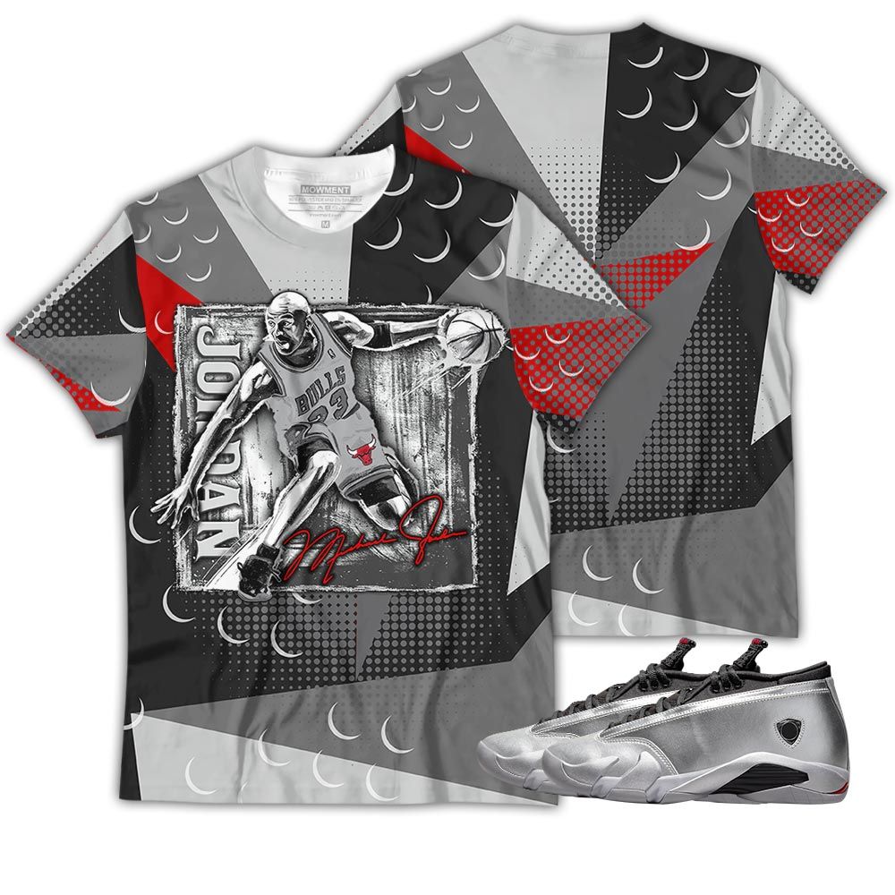 P01Hd Last Dance Jordan Sneaker Shirt Match 14 Low Metallic Silver, Jordan 14 Metallic Silver Hoodie Sweatshirt Tee All Over Print MKO Shirt P01Hd Last Dance Jordan Sneaker Shirt Match 14 Low Metallic Silver, Jordan 14 Metallic Silver Hoodie Sweatshirt Tee All Over Print MKO Shirt