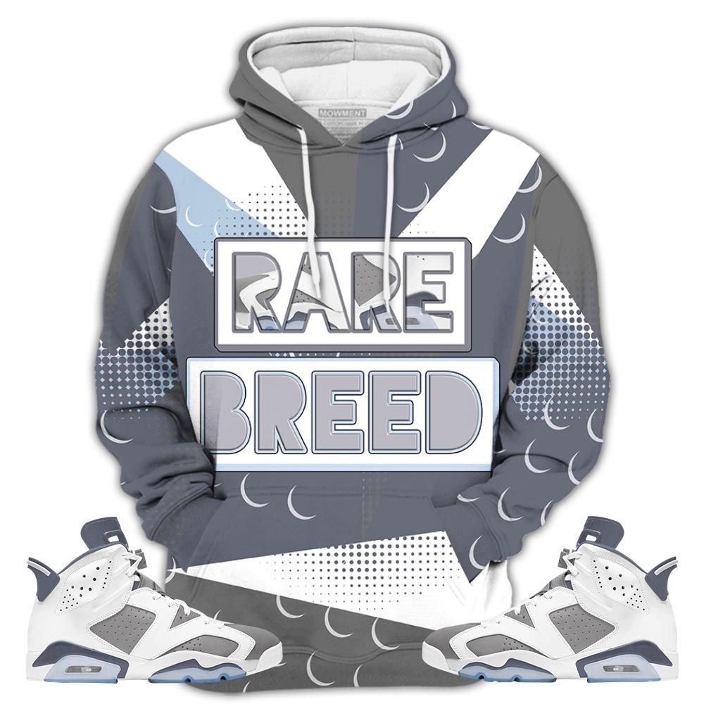 P01Hd Rare Breed Sneaker Shirt Match Retro Cool Grey 6S, Jordan 6 Cool Grey Hoodie Sweatshirt Tee All Over Print MKO Shirt