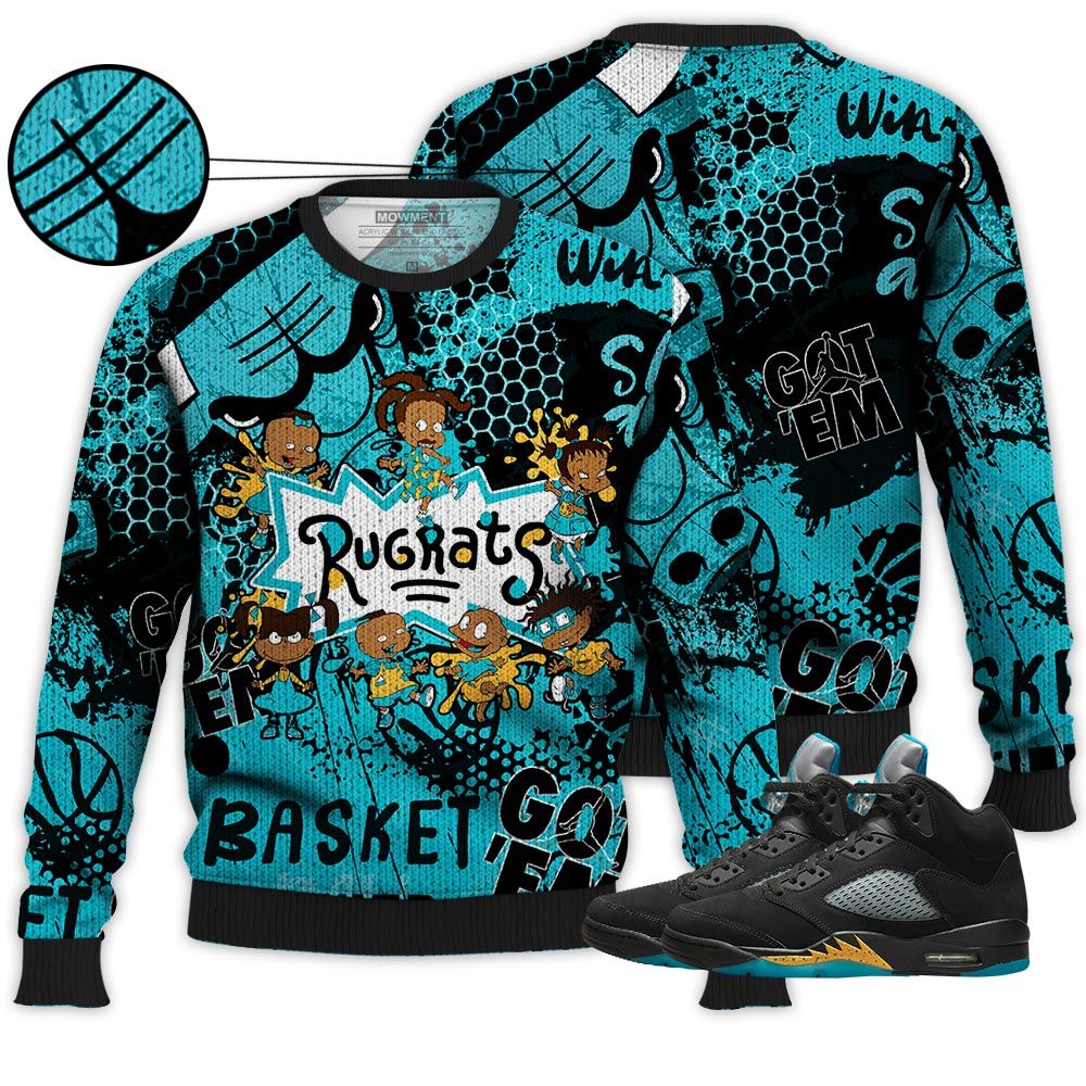 Pattern Funny Cartoon 90S Kids Sneaker Shirt Match 2023 Retro Aqua 5S, Jordan 5 Aqua Hoodie Sweatshirt Tee All Over Print MKO Shirt Pattern Funny Cartoon 90S Kids Sneaker Shirt Match 2023 Retro Aqua 5S, Jordan 5 Aqua Hoodie Sweatshirt Tee All Over Print MKO Shirt