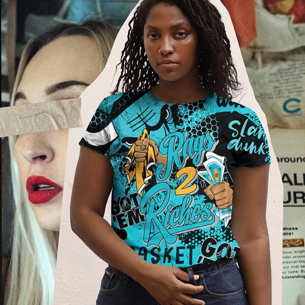 Pattern Rag 2 Riches Sneaker Shirt Match 2023 Retro Aqua 5S, Jordan 5 Aqua Hoodie Sweatshirt Tee All Over Print MKO Shirt Pattern Rag 2 Riches Sneaker Shirt Match 2023 Retro Aqua 5S, Jordan 5 Aqua Hoodie Sweatshirt Tee All Over Print MKO Shirt