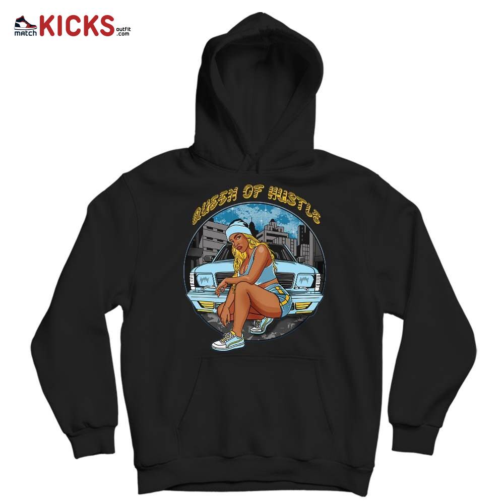 Queen Of Hustle 90s Sneaker Shirt Match Dunk High Blue Chill, Dunk High Homer Simpson MKO T-Shirt Queen Of Hustle 90s Sneaker Shirt Match Dunk High Blue Chill, Dunk High Homer Simpson MKO T-Shirt
