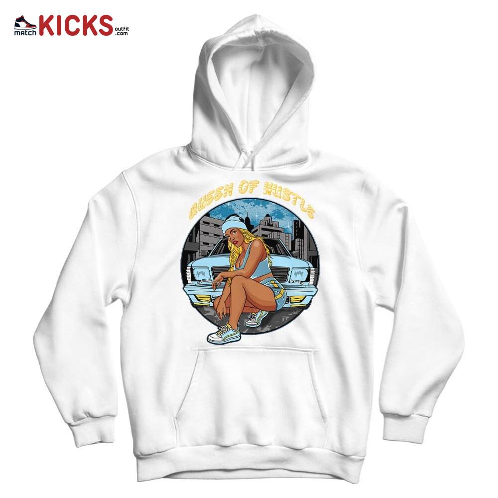 Queen Of Hustle 90s Sneaker Shirt Match Dunk High Blue Chill, Dunk High Homer Simpson MKO T-Shirt Queen Of Hustle 90s Sneaker Shirt Match Dunk High Blue Chill, Dunk High Homer Simpson MKO T-Shirt