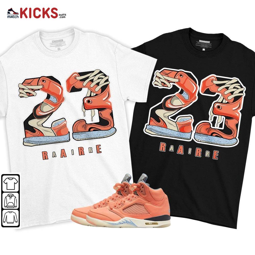 Rare Air 23 Sneaker Shirt Match Crimson Bliss 5s, Jordan 5 DJ Khaled Crimson Bliss MKO T-Shirt Rare Air 23 Sneaker Shirt Match Crimson Bliss 5s, Jordan 5 DJ Khaled Crimson Bliss MKO T-Shirt