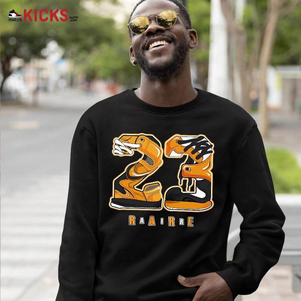 Rare Air 23 Sneaker Shirt Match Dunk Reverse Goldenrod, Dunk High Bruce Lee MKO T-Shirt Rare Air 23 Sneaker Shirt Match Dunk Reverse Goldenrod, Dunk High Bruce Lee MKO T-Shirt