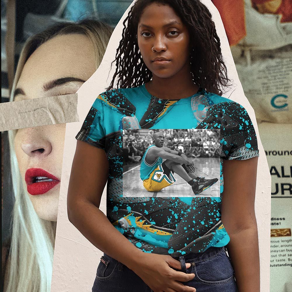 Rare Breed Basketball Shoes Goat Sneaker Shirt Match 2023 Retro Aqua 5S, Jordan 5 Aqua Hoodie Sweatshirt Tee All Over Print MKO Shirt Rare Breed Basketball Shoes Goat Sneaker Shirt Match 2023 Retro Aqua 5S, Jordan 5 Aqua Hoodie Sweatshirt Tee All Over Print MKO Shirt