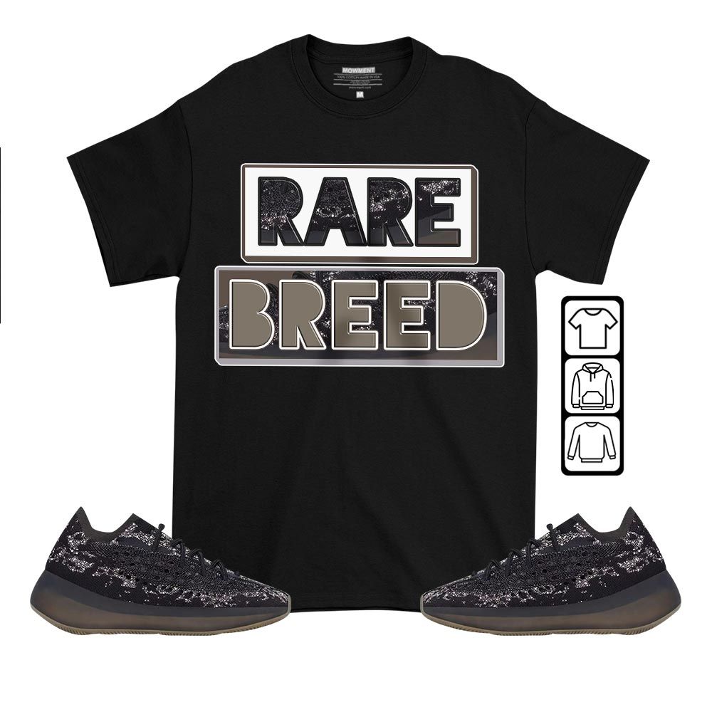 Rare Breed Sneaker Shirt Match 380 Onyx Non Reflective, Yz Boost 380 Onyx MKO T-Shirt Rare Breed Sneaker Shirt Match 380 Onyx Non Reflective, Yz Boost 380 Onyx MKO T-Shirt