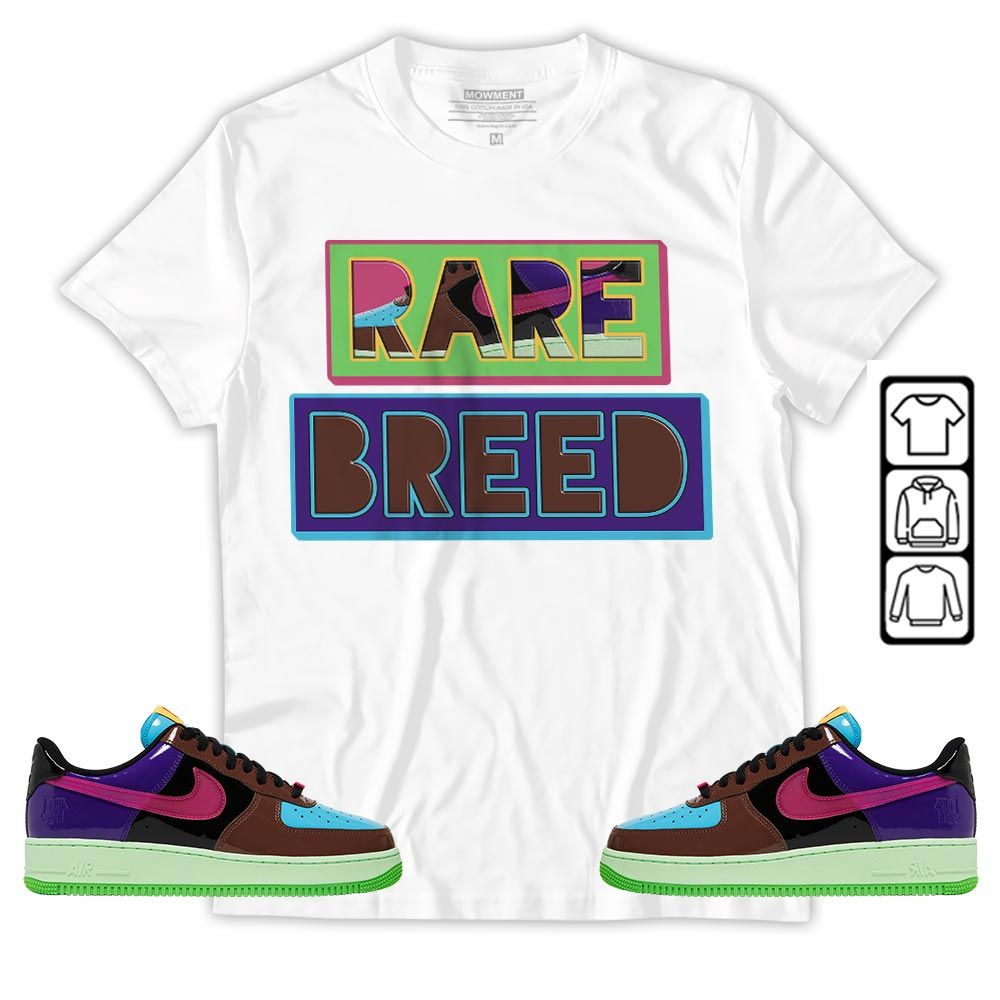 Rare Breed Sneaker Shirt Match AF 1 Low SP Pink Prime, Air Force 1 Undefeated Pink Prime MKO T-Shirt