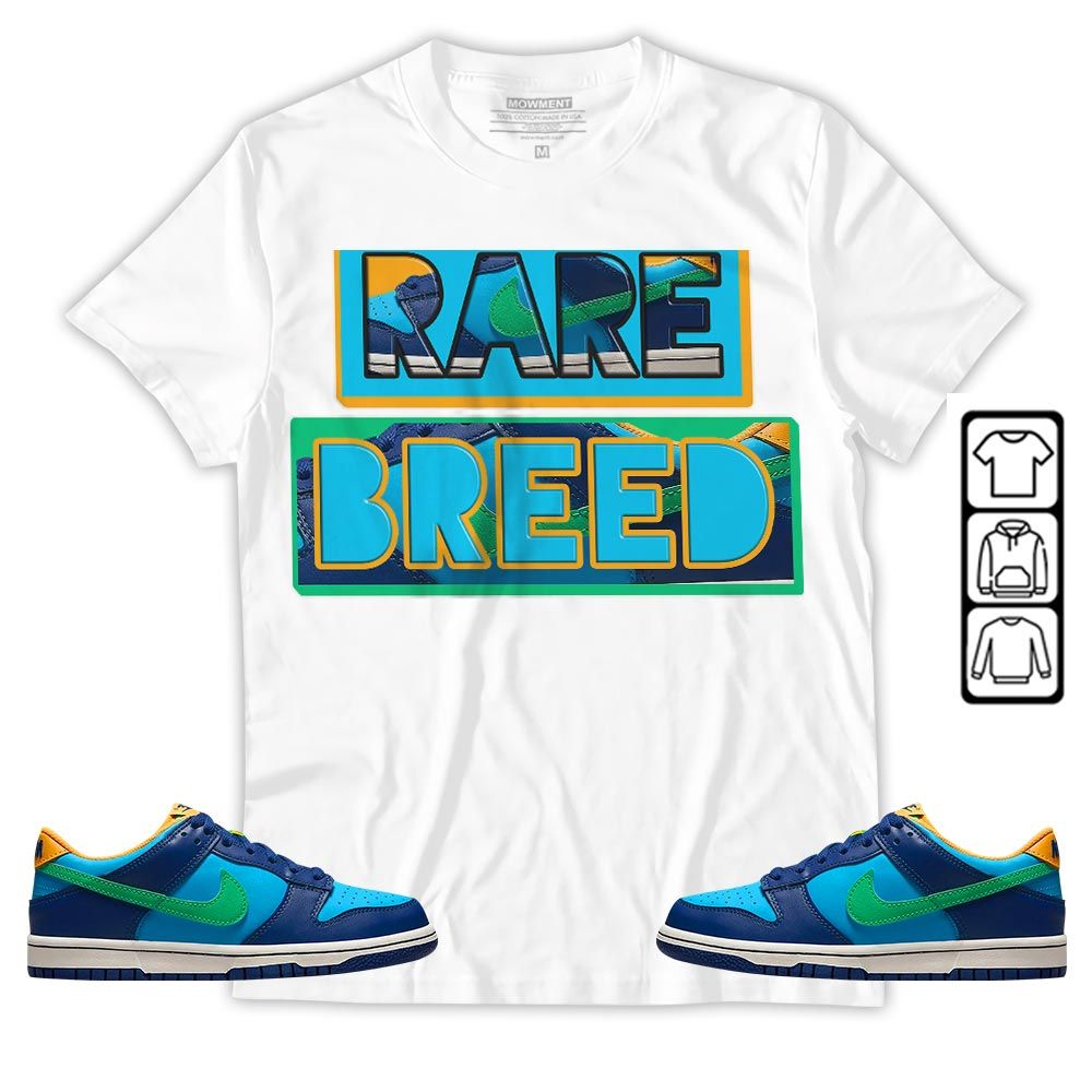 Rare Breed Sneaker Shirt Match Dunk Low GS Kyrie, Dunk Low GS Electric Algae MKO Hoodie